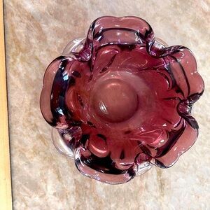 MURANO MCM AMETHYST BOWL